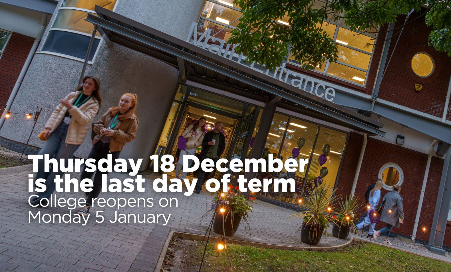 Christmas Break | Contact Info